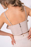 Crop Top Lirio Beige