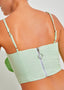 Crop Top Lirio Verde Manzana